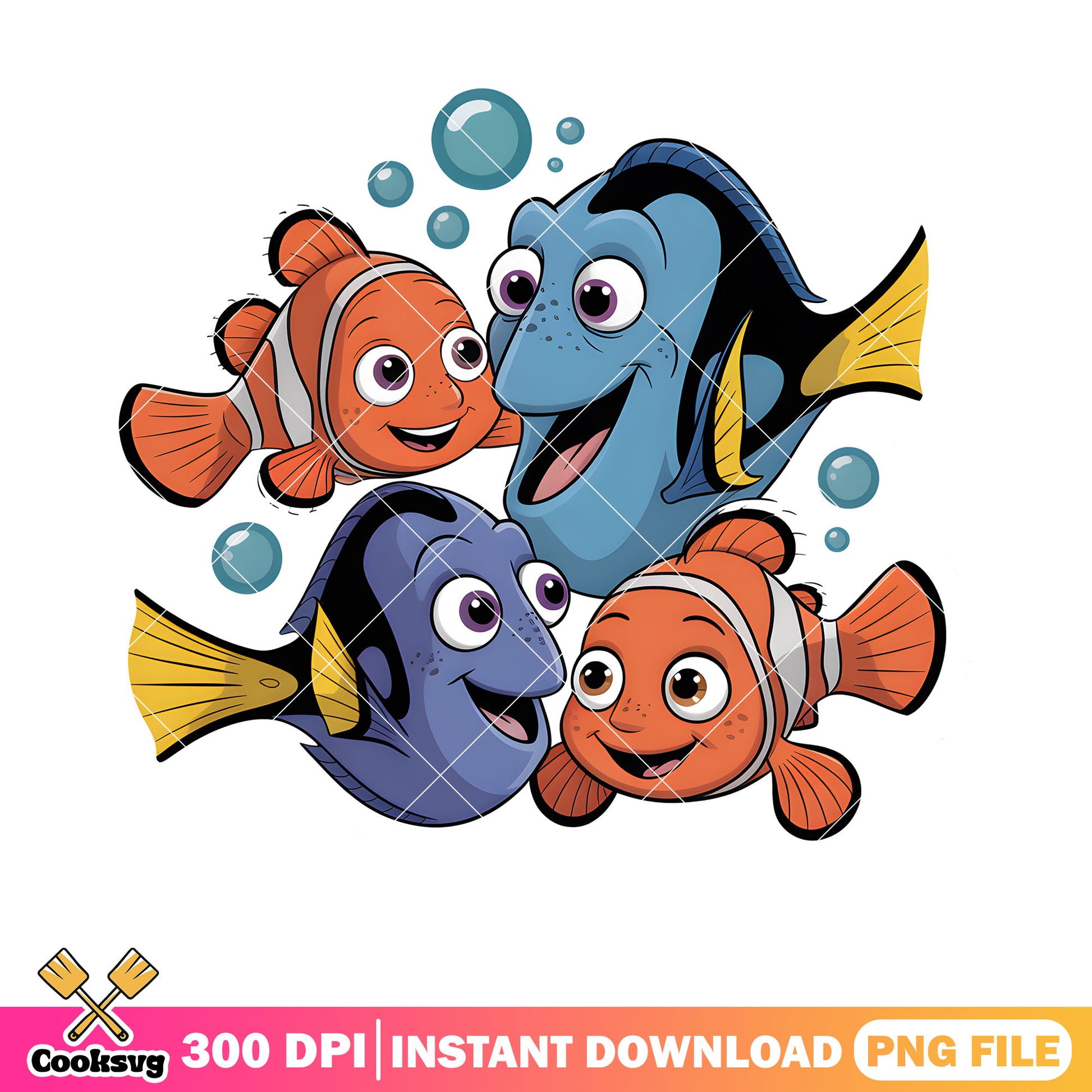 Nemo and friends poster png, poster nemo​ png, findind nemo​ png