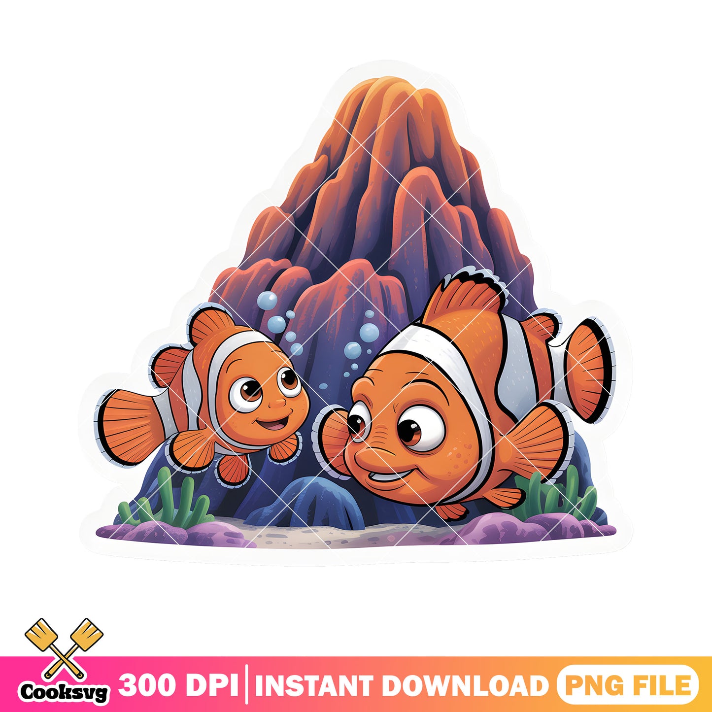 Nemo marlin vocalno png, clownfish nemo png, clownfish marlin​ png