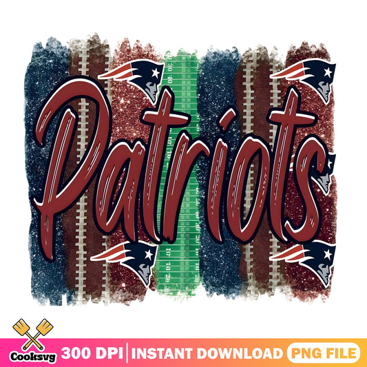 New England Patriots PNG, NFL Football Sublimation, Sports PNG