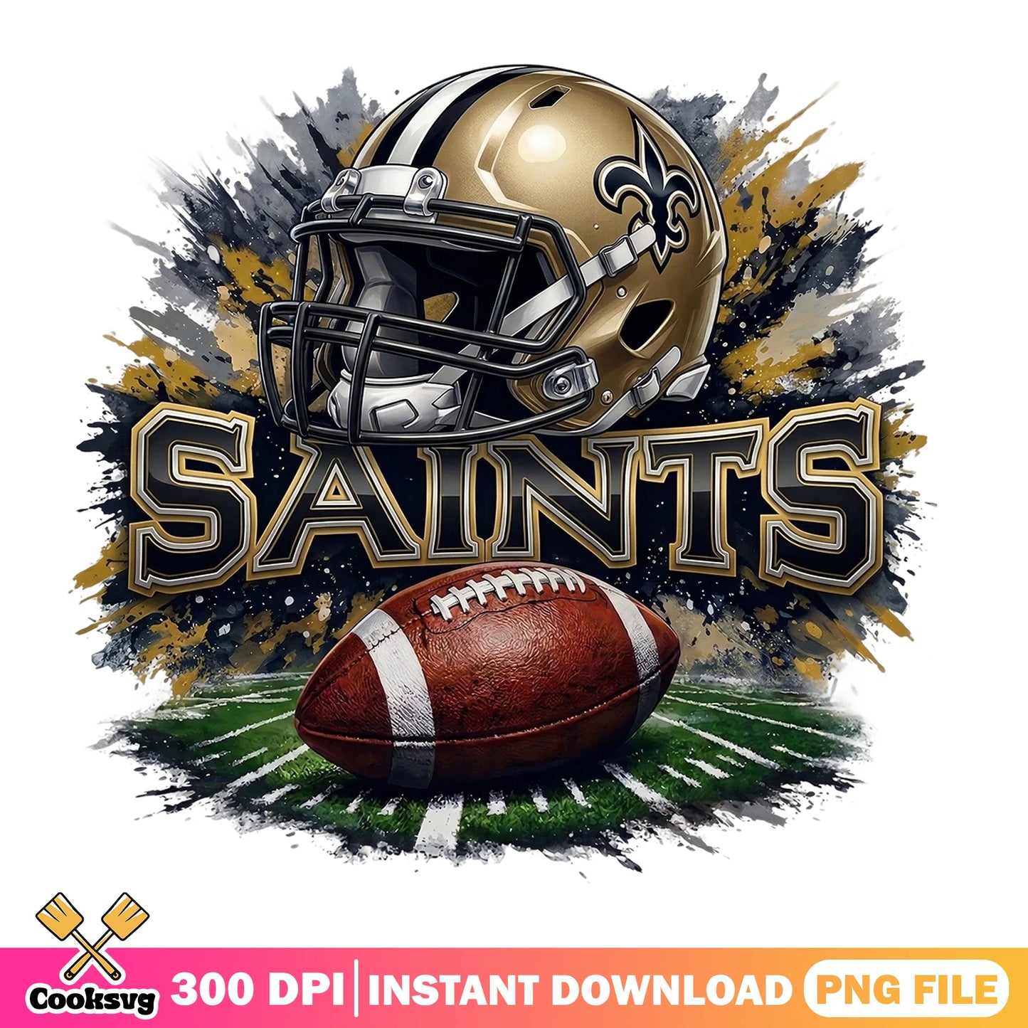 New Orleans Saints Football PNG, Saints Helmet PNG, NFL PNG