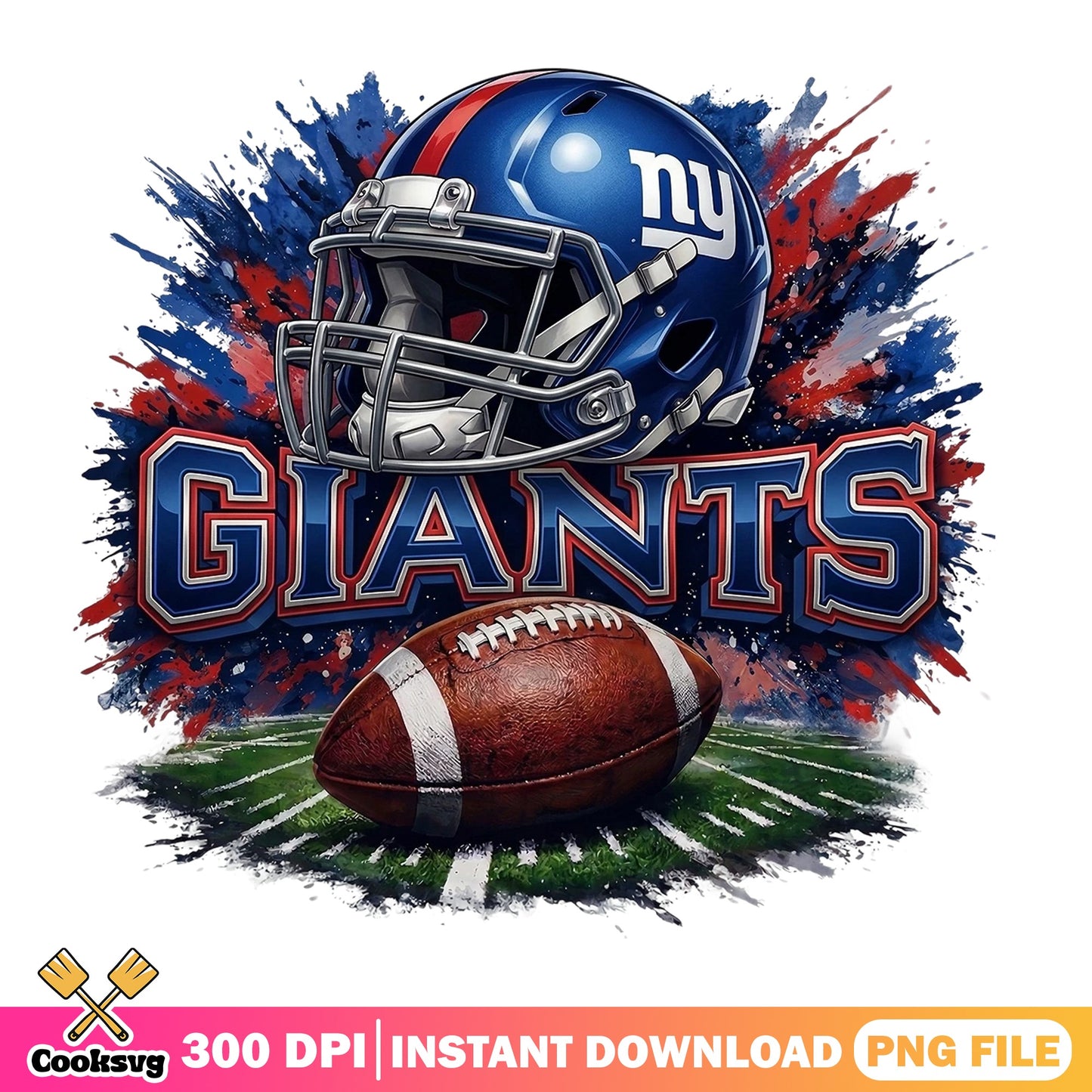 New York Giants Football Helmet PNG, NFL Team PNG, Giants PNG