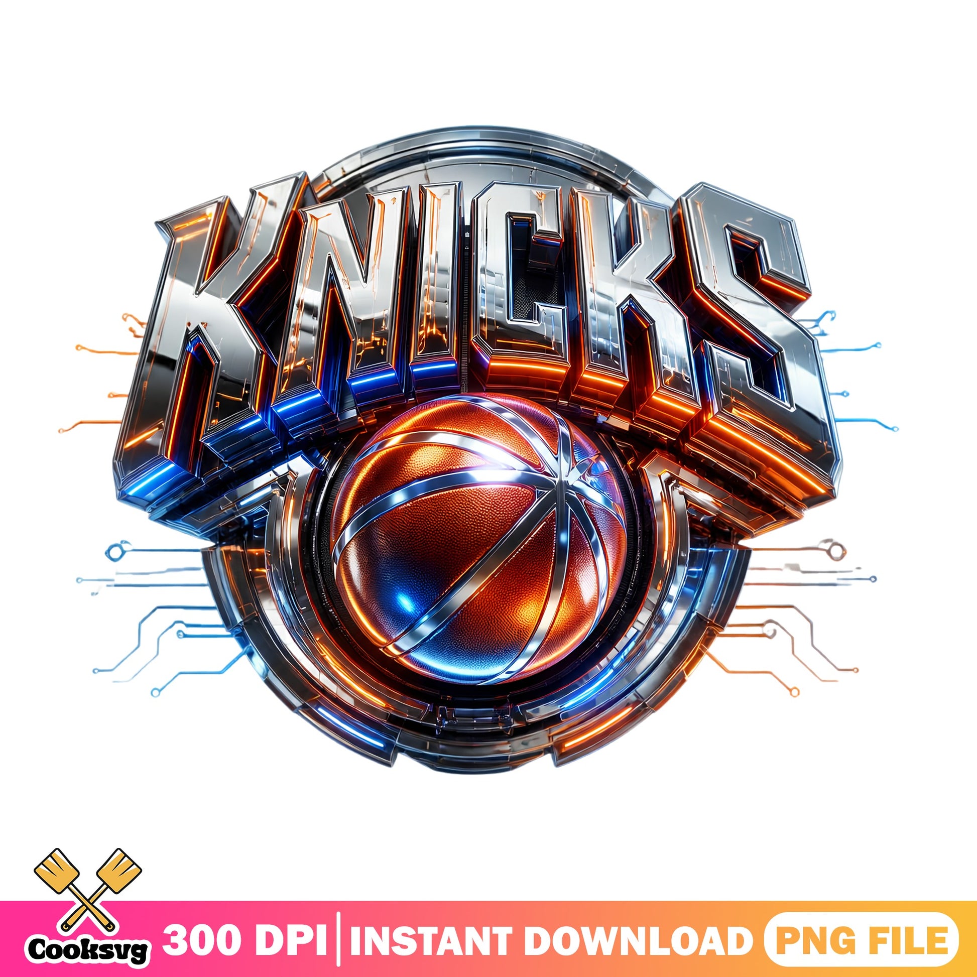 New York Knicks Basketball Logo, NBA Team PNG, Knicks PNG