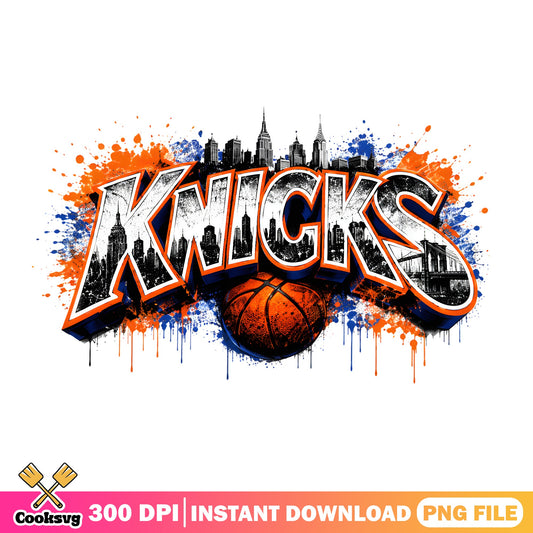 New York Knicks Basketball PNG, NBA Team PNG, Sports PNG