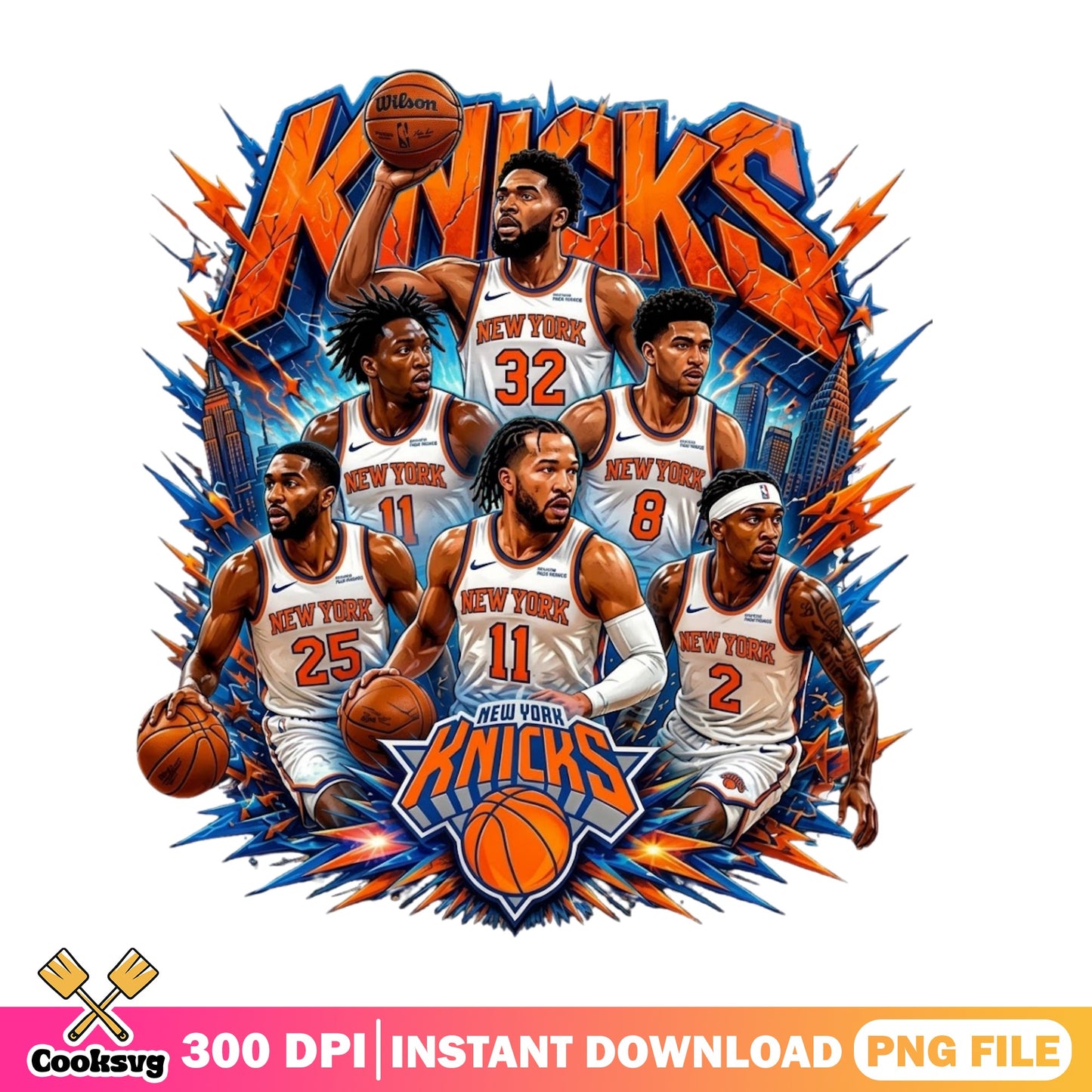 New York Knicks NBA Team PNG, Basketball Sports PNG, Knicks PNG