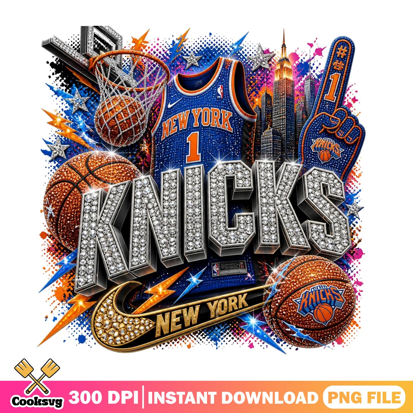 New York Knicks PNG, NBA Basketball Fan Shirt, Knicks PNG