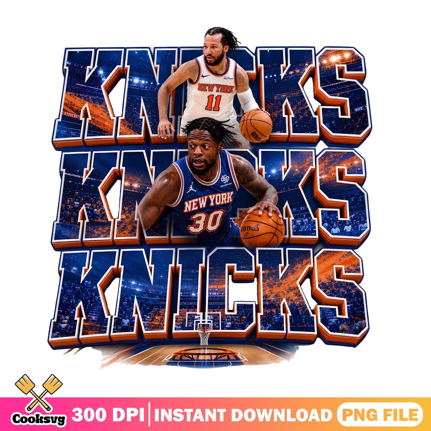New York Knicks PNG, NBA Basketball Team PNG, Knicks Players PNG