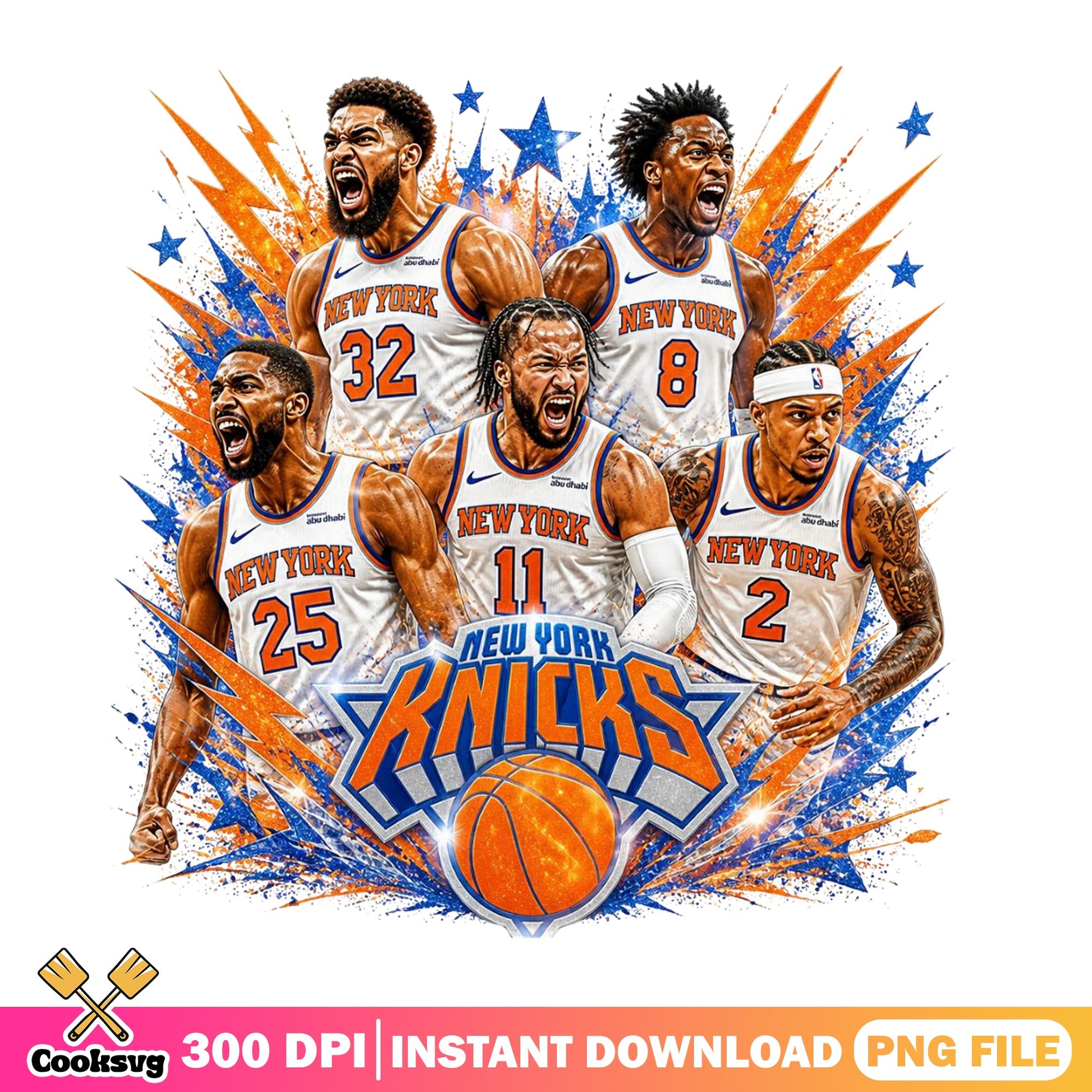 New York Knicks Players PNG, Knicks Basketball PNG, NBA Team PNG
