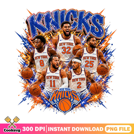 New York Knicks Players PNG, NBA Basketball Team PNG, Knicks PNG
