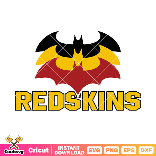 Nfl dc comic teams svg, Washington redskins svg, Batman svg