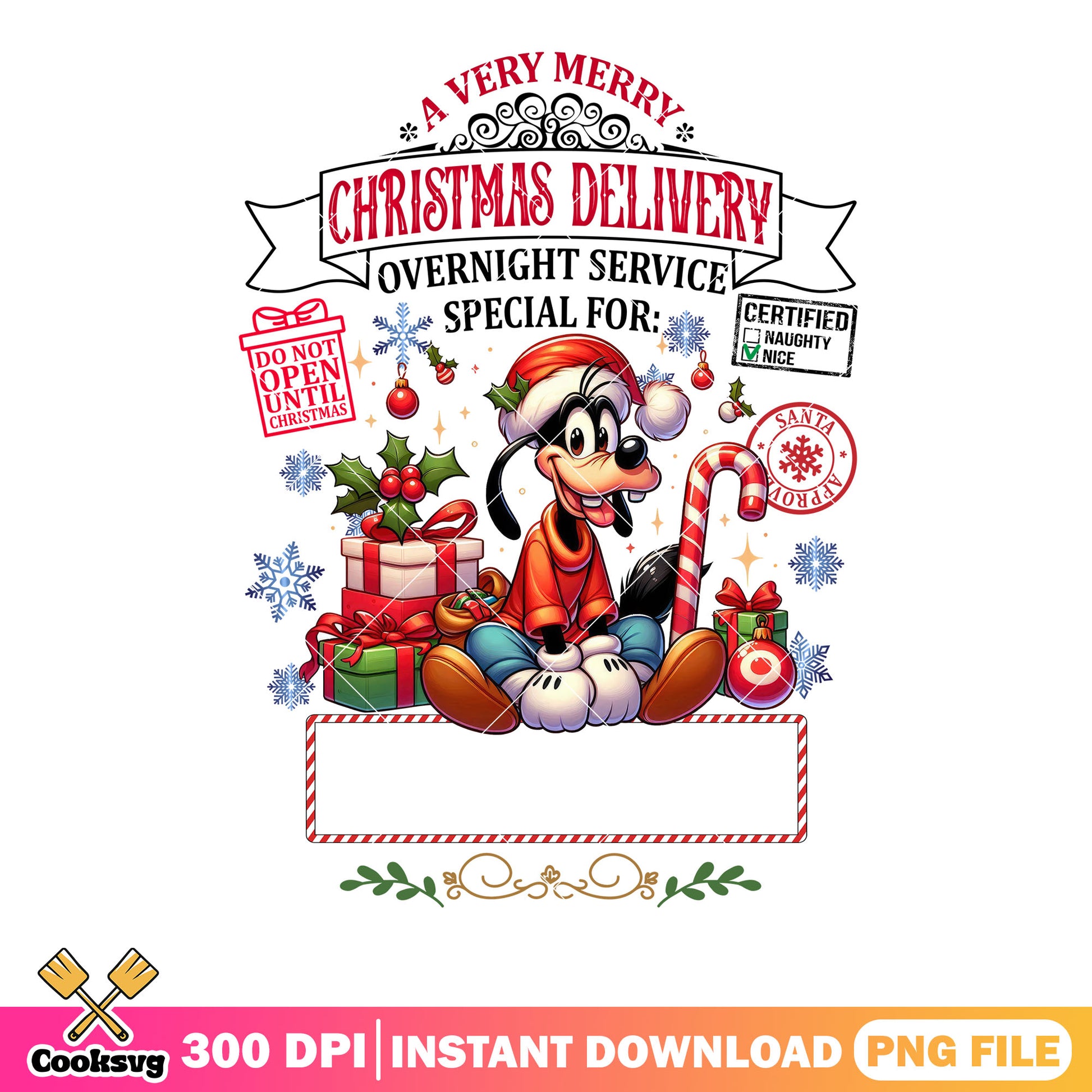 Nice list mickey and friends png, christmas gifts png, goofy png