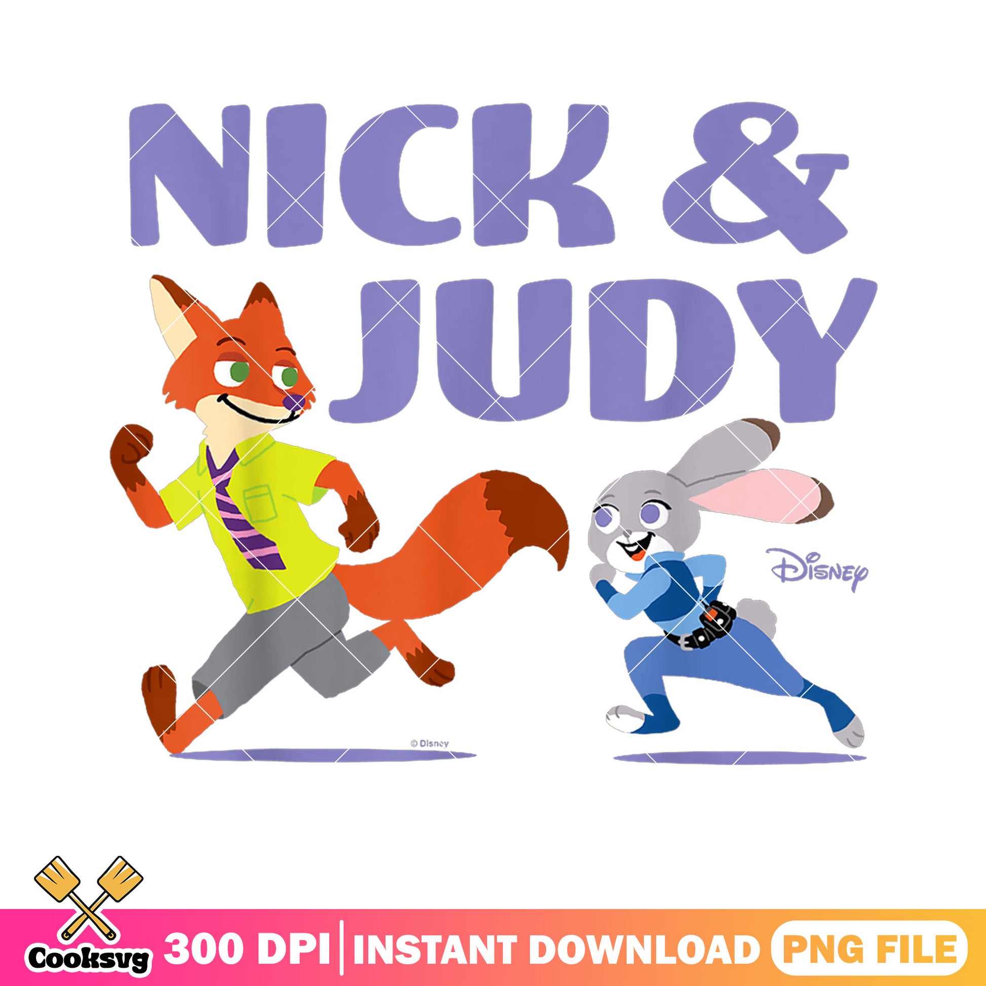 Nick and judy zootopia poster png, judy hopps png, nick wilde png