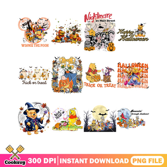 Nightamre the main street png bundle, trick or treat png, ghost blanket png