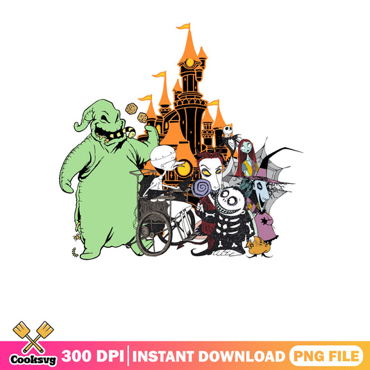 Nightmare Before Christmas Characters PNG, Halloween PNG, Disney PNG