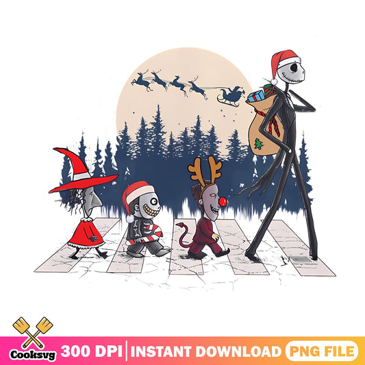 Nightmare Before Christmas Christmas PNG, Jack Skellington PNG, Christmas PNG