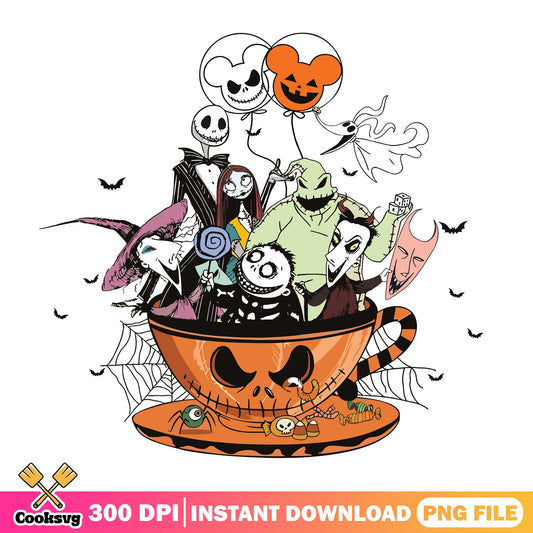 Nightmare Before Christmas Halloween PNG, Jack Skellington PNG, Disney PNG