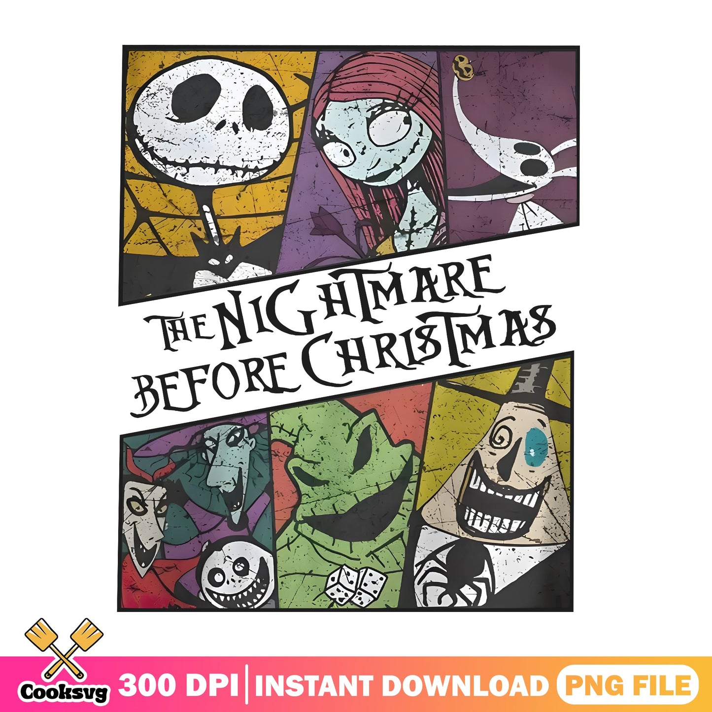Nightmare Before Christmas PNG Bundle, Jack Skellington PNG, Halloween PNG