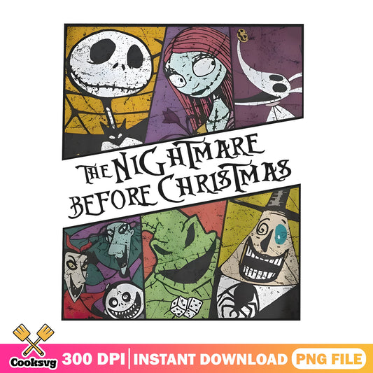 Nightmare Before Christmas PNG Bundle, Jack Skellington PNG, Halloween PNG
