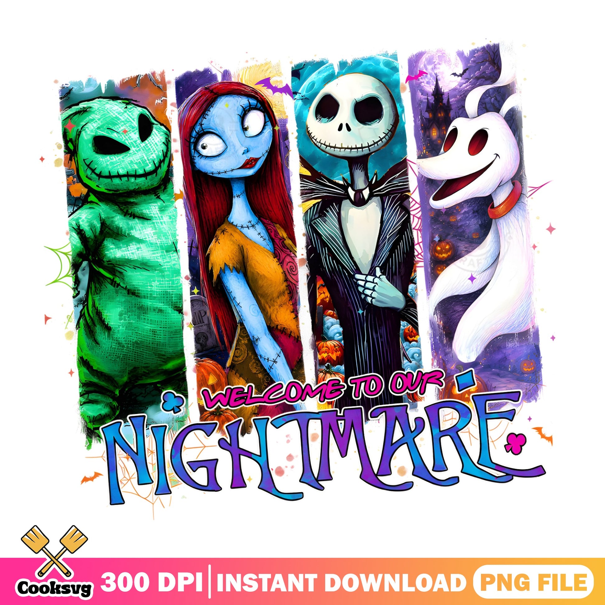 Nightmare Before Christmas PNG, Jack Skelley Halloween PNG, Disney PNG