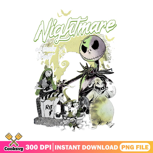 Nightmare Before Christmas PNG, Jack Skellington PNG, Halloween PNG