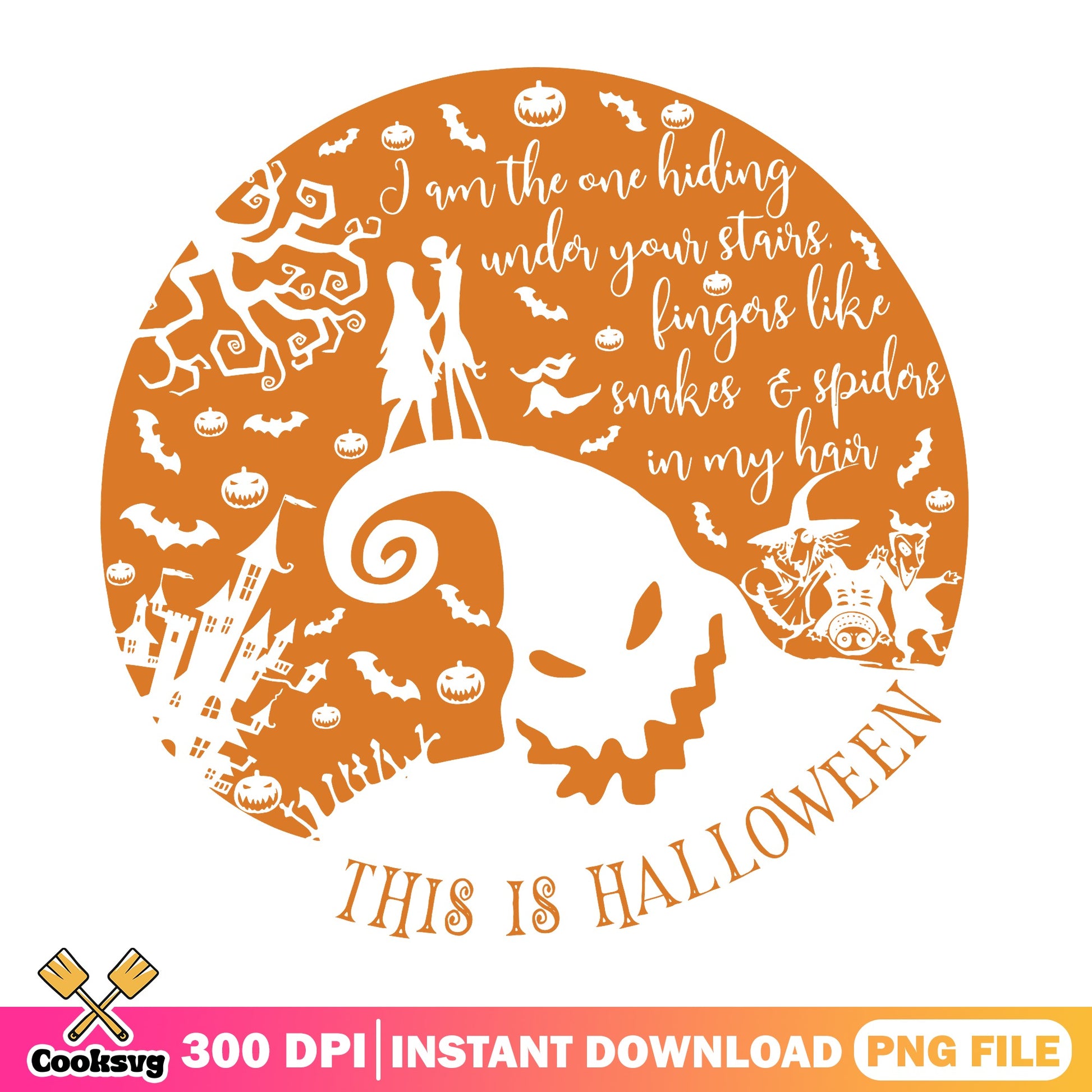 Nightmare Before Christmas PNG, This Is Halloween PNG, Jack Skellington PNG