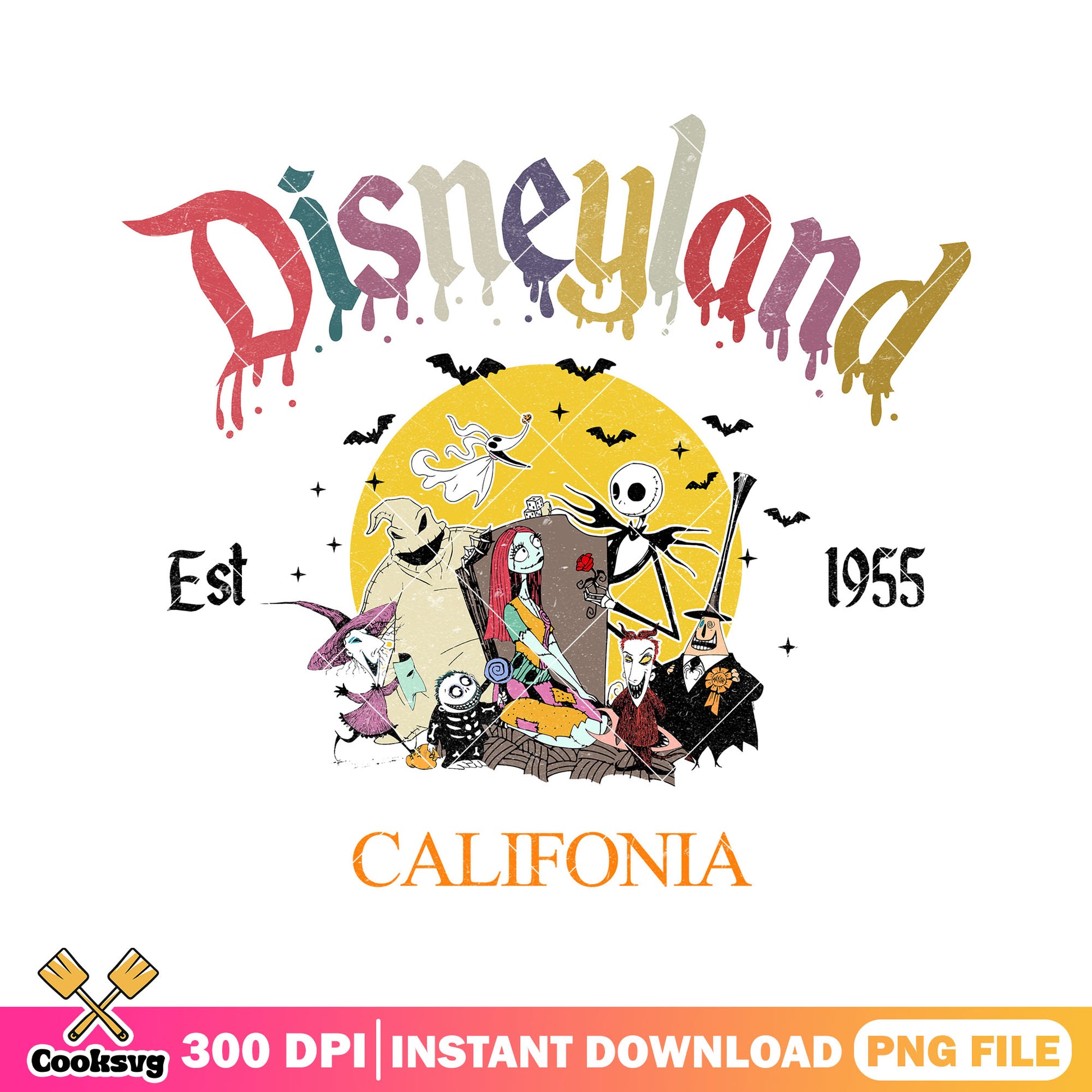 Nightmare before disneyland png, nightmare cartoon png, halloween png