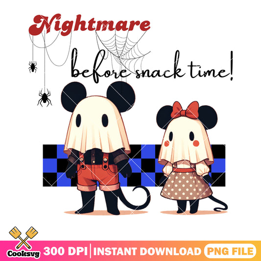 Nightmare before snack time png, ghost costume png, spider web png