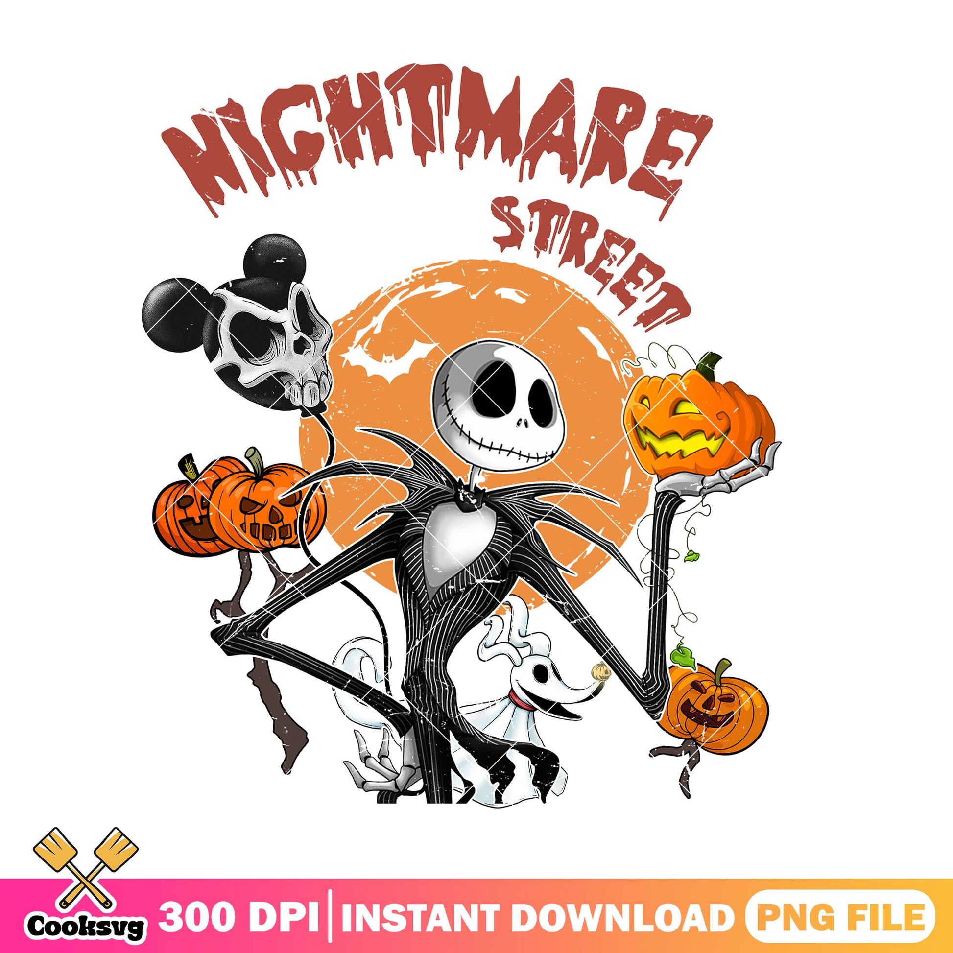 Nightmare jack disney png, nightmare jack png, disney halloween png