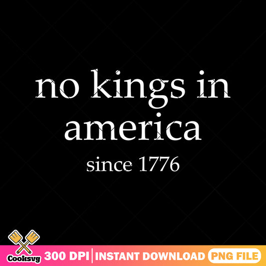 No kings in america white png, no kings day png, no more kings​ png