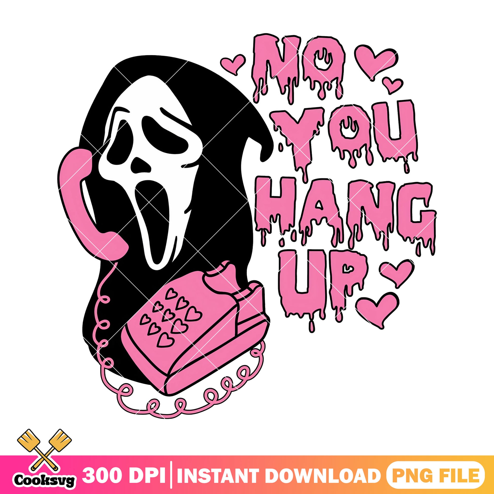 No you hang up png, ghost face costume png, halloween png – Cooksvg