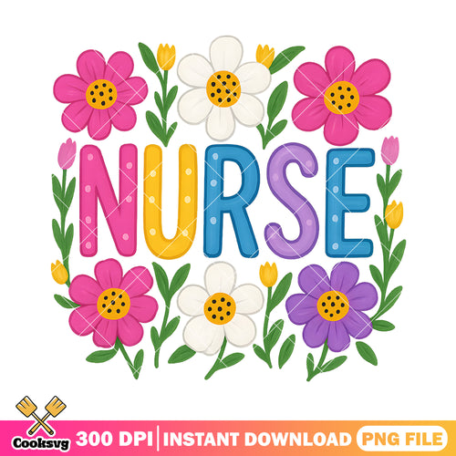 Nurse and flower vibes png, nurse day png, nurse near me png