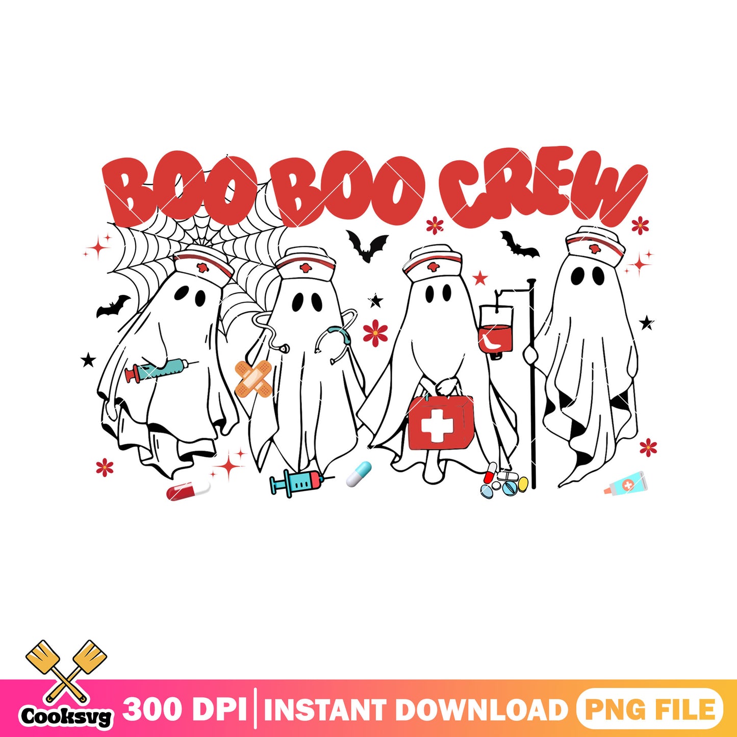 Nurse costume ghost png, ghost blanket png, spooky halloween png
