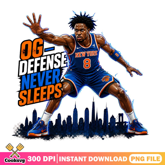 OG Anunoby New York Knicks PNG, NBA Basketball PNG, Knicks Fan PNG