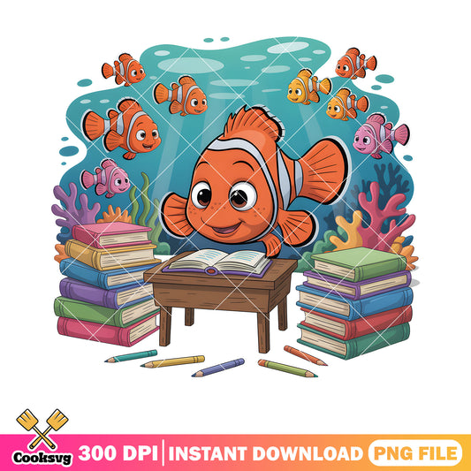 Ocean class nemo png, nemo fish png, disney movies​ png