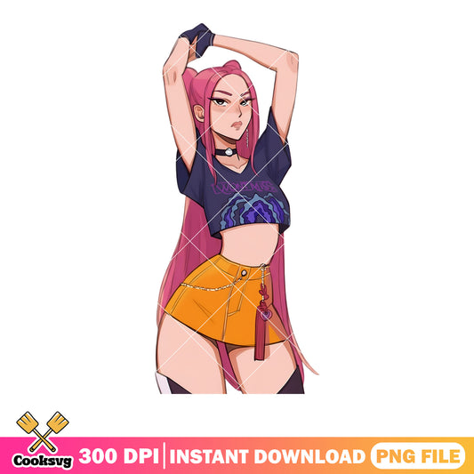 Oh f mira kpop hunter png, mira huntrix png, demon hunters kpop png