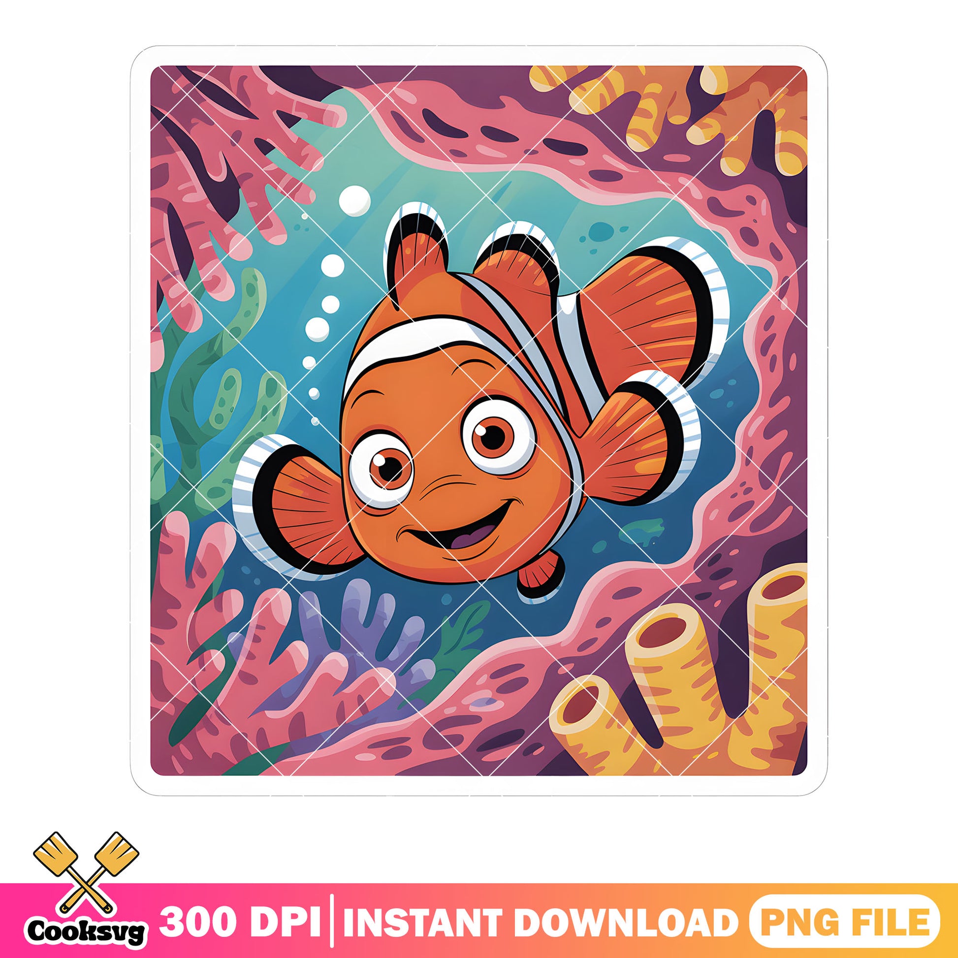 Oh hi buddy nemo png, disney nemo png, clownfish nemo png