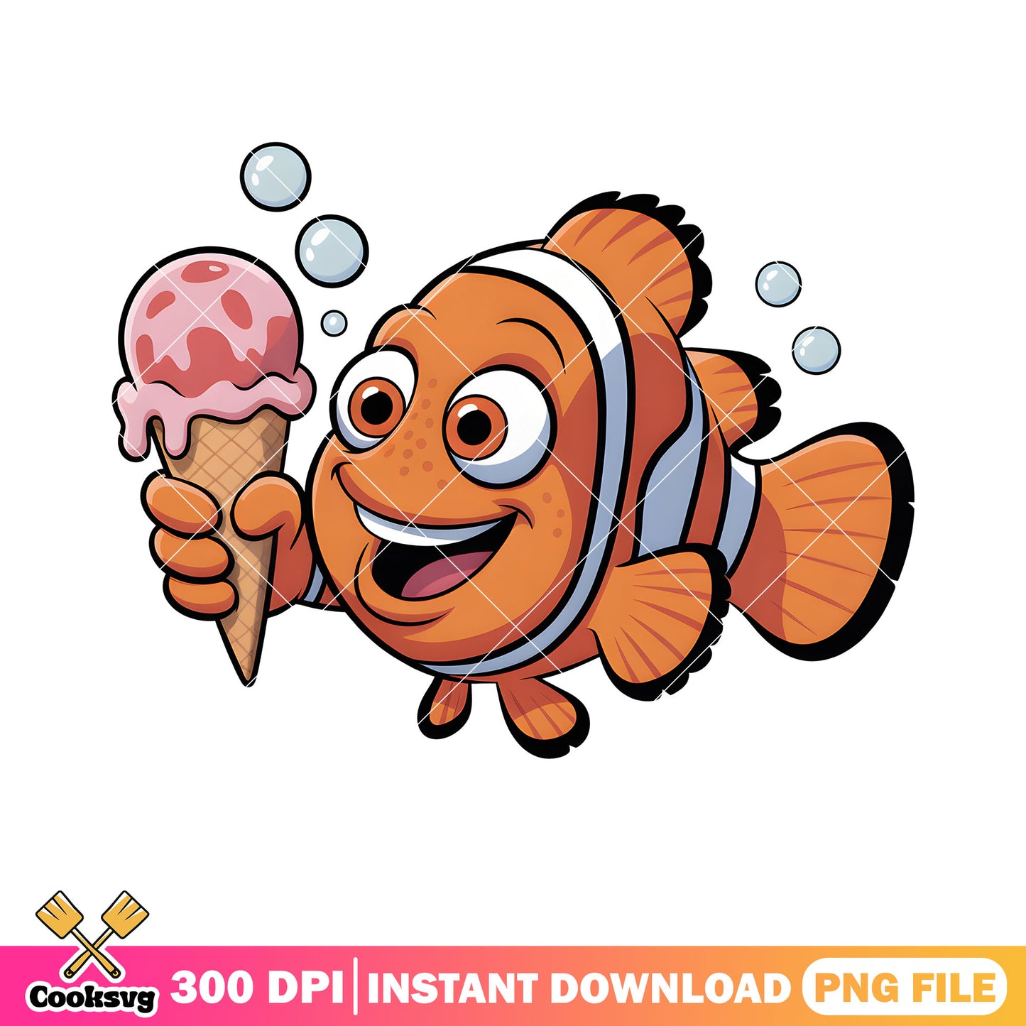 Oh look at that ice cream png, finding nemo png, poster nemo png