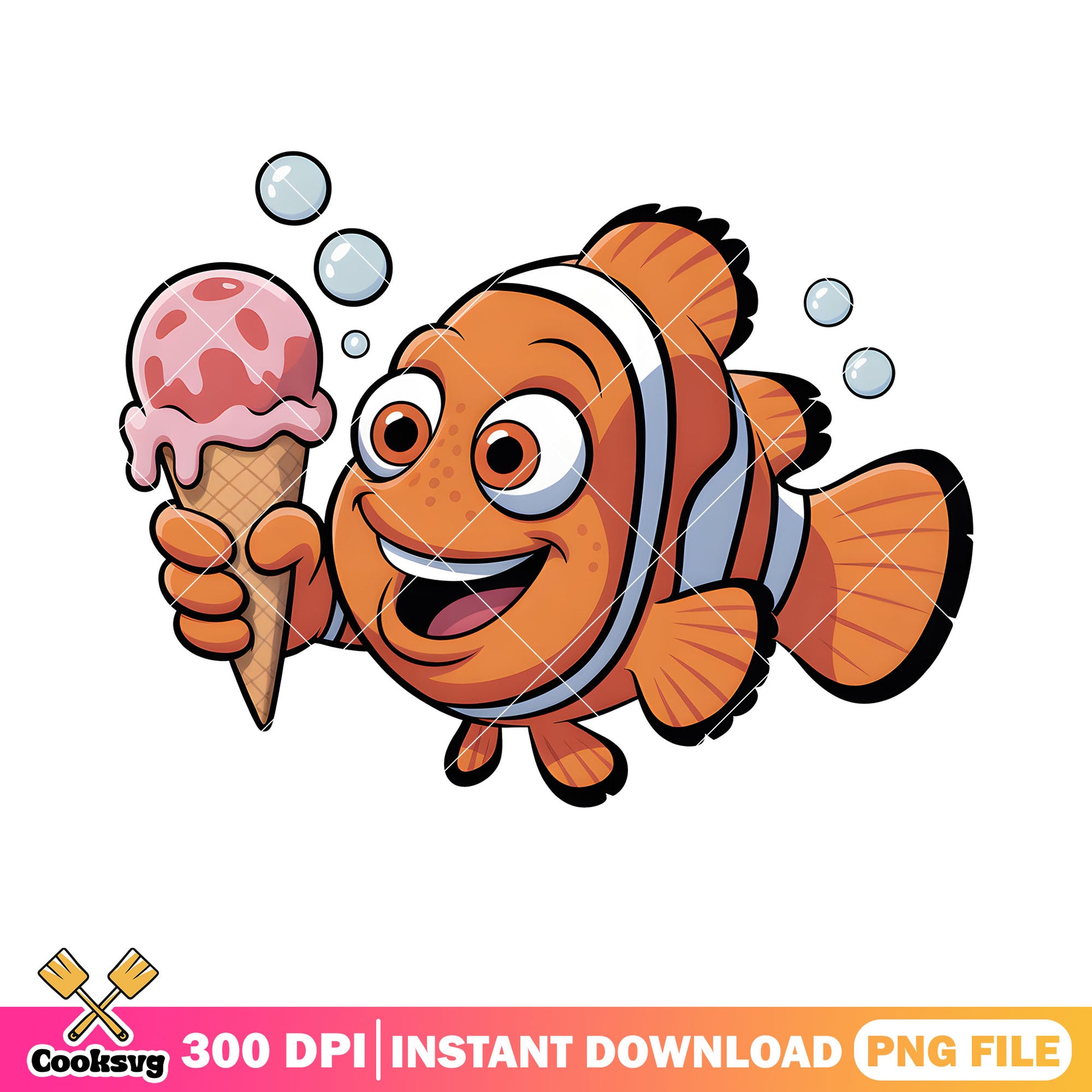 Oh look at that ice cream png, finding nemo png, poster nemo png