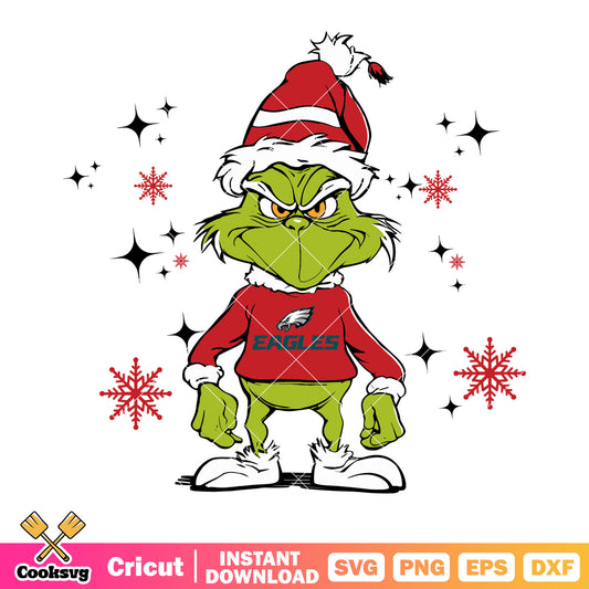Old Grinch snowflake svg, starry night svg, santa claus costume svg