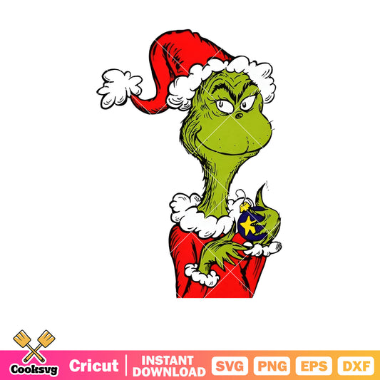 Old grinch merry christmas svg
