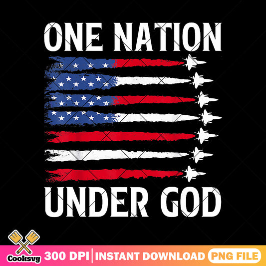 One nation under god america png, america flag png, america quote png