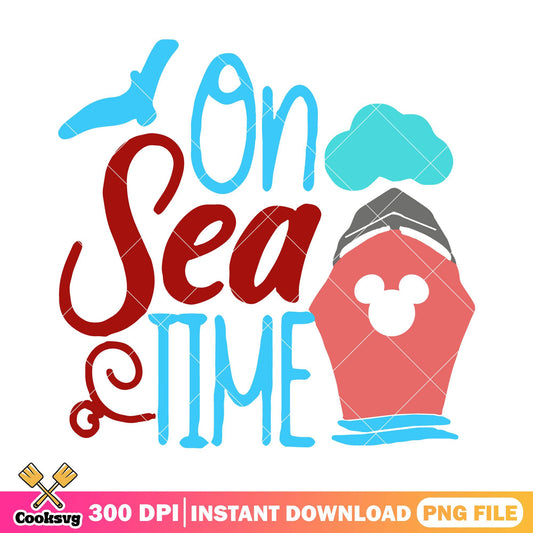 On sea time png, disney cruise png, walt disney png