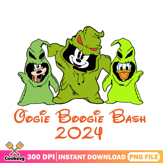 Oogie Boogie Bash 2024 PNG, Disney Halloween PNG, Mickey And Friends PNG