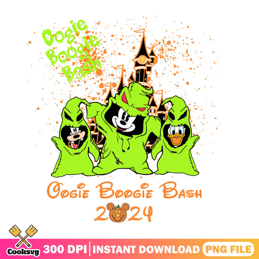 Oogie Boogie Bash 2024 PNG, Disney Halloween PNG, Mickey Mouse PNG