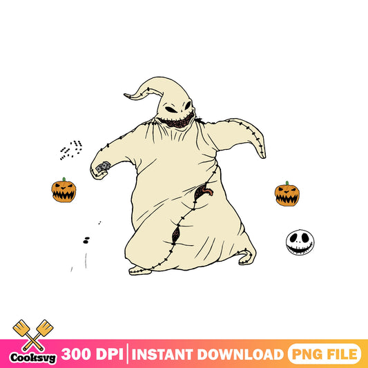 Oogie Boogie Halloween PNG, Nightmare Before Christmas PNG, Halloween PNG