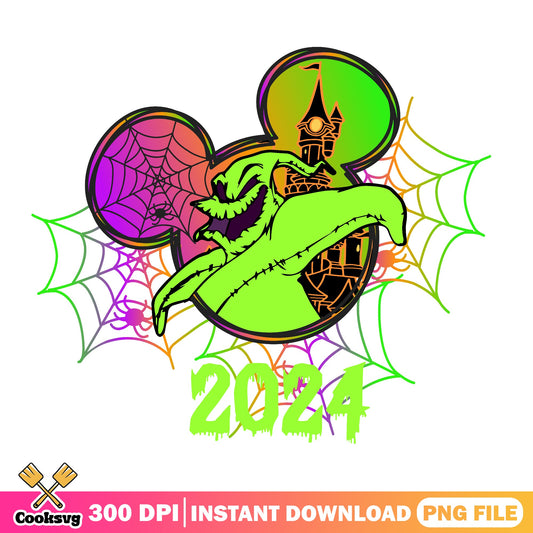 Oogie Boogie Mickey Halloween 2024 PNG, Disney Halloween PNG, Nightmare PNG