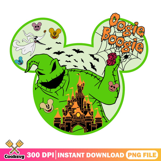 Oogie Boogie Mickey Mouse Halloween PNG, Disney PNG, Halloween PNG