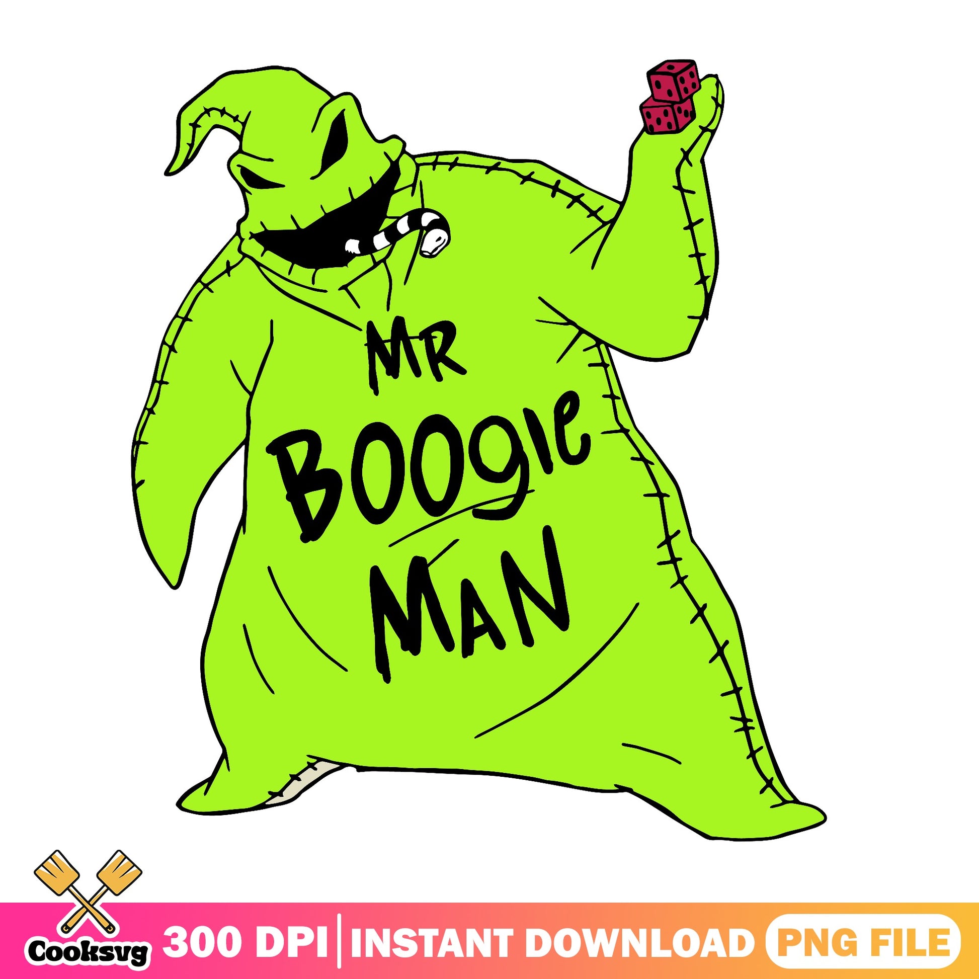 Oogie Boogie Mr Boogie Man PNG, Halloween PNG, Disney PNG