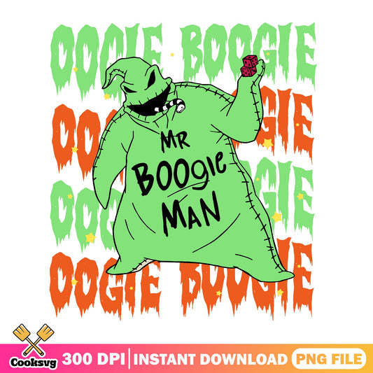 Oogie Boogie Mr Boogie Man PNG, Nightmare Before Christmas PNG, Halloween PNG