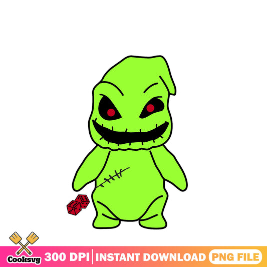 Oogie Boogie Nightmare Before Christmas PNG, Halloween PNG, Disney PNG