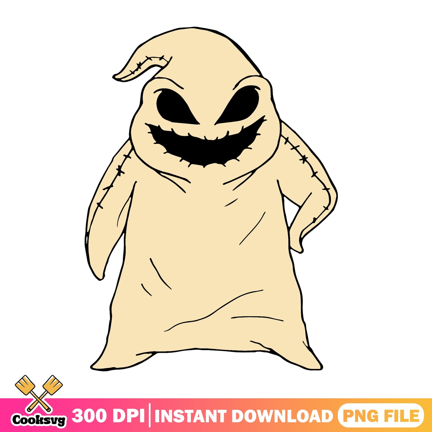 Oogie Boogie PNG, Nightmare Before Christmas PNG, Halloween PNG